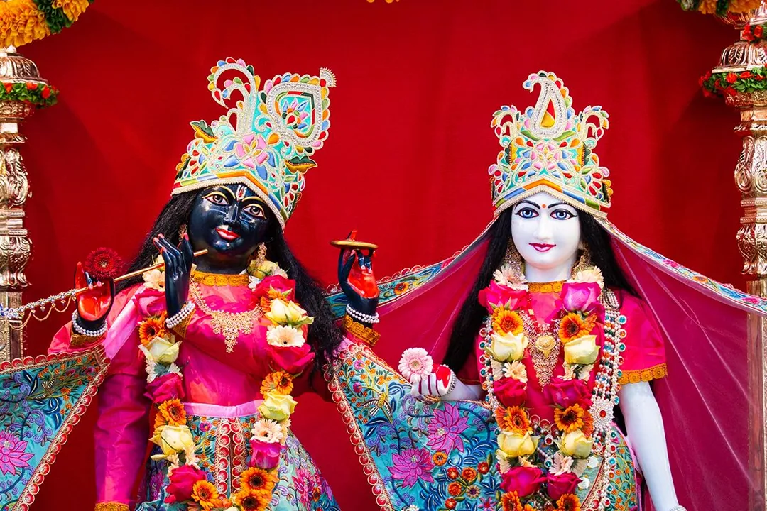 hindu deities, radha and krishna